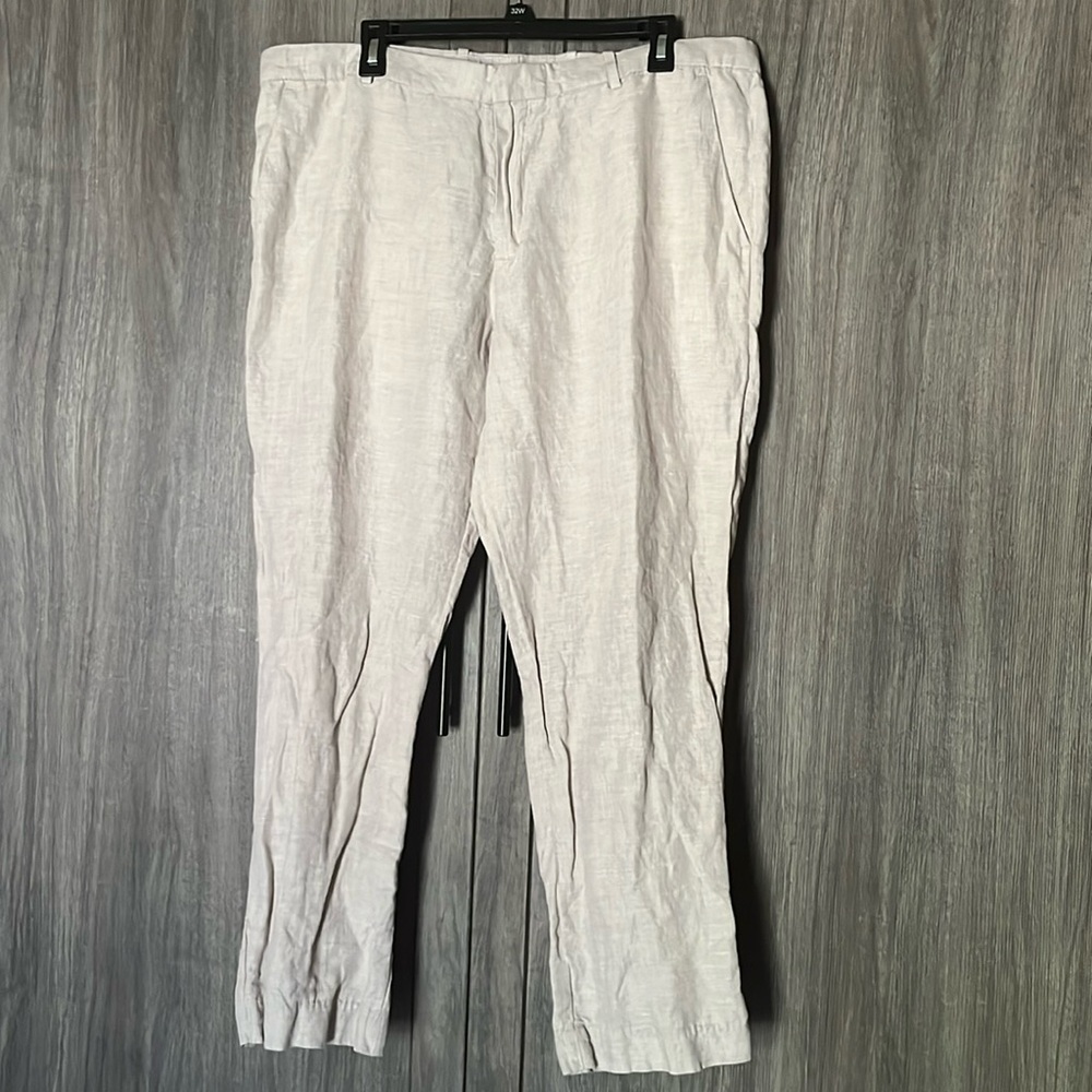Perry Ellis linen blend pants